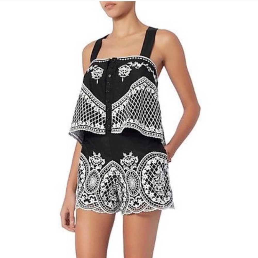 Intermix Eliana Embroidered Swing Top